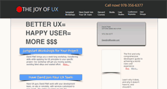 Desktop Screenshot of joyofux.com