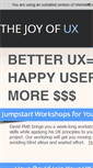 Mobile Screenshot of joyofux.com