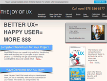 Tablet Screenshot of joyofux.com